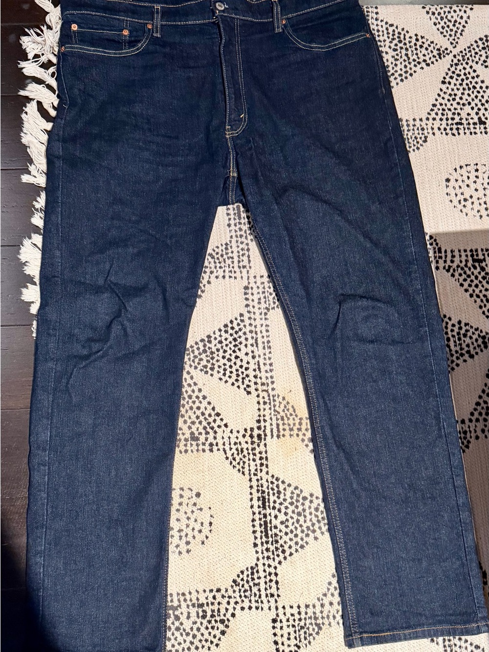 Levi's Dark Blue Straight-Leg Jeans